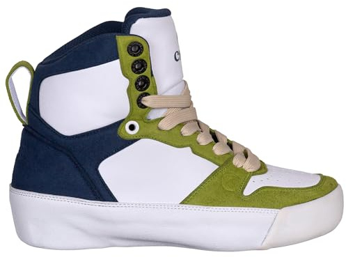 Chaya Park Roller Nomade Roller Skates for Grinds and Jumping at the Skatepark, for Men and Women, White/Green/Blue