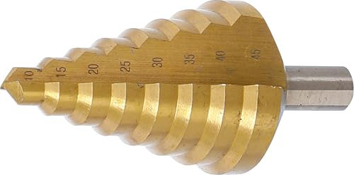 BGS 74430 | Foret étagé | nitrure de titane | Ø 10-45 mm