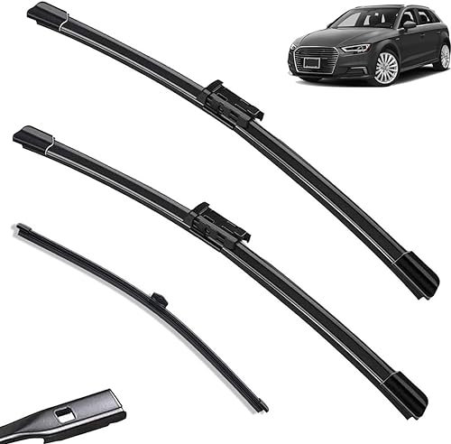3-teiliges/Set Scheibenwischerblätter-Set für vorne und hinten, für Audi A3 S3 8V Sportback 2020 2019 2018 2017 2016 2015 2014 2013 2012