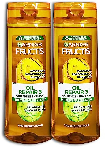 2 er Pack Garnier Shampoo OIL REPAIR 3 -trockenes Haar 2 x 250 ml