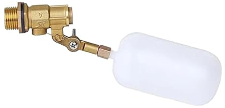 Milageto 1/2 Zoll Schwimmerventil, Schwimmerventil für Wassertanks, automatische Füll- und Abschaltung mit verstellbarem Arm für Eimer, Aquarien, Pool