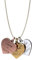 Personalisierte Halskette mit Gravur | Herzen mit Namen & Geburtsdaten der Kinder | Geschenk Mama | Gold, Silber, Roségold | Edelstahl Wasserfest | Made in Germany