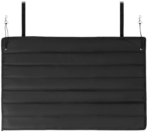 QWORK® Kofferraum Schutzmatte Hund, 96x64cm Wasserfester Stoßstangenschutz & Ladekantenschutz, für Wohnmobil, Auto, SUV