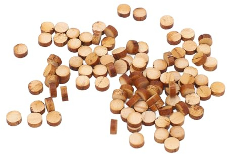 Fafeicy Gitarren-Griffbrettpunkte, Ahornholz, Runde Inlay-Griffbrettmarkierungen, 5 Mm für Gitarren, Ukulelen, Mandolinen