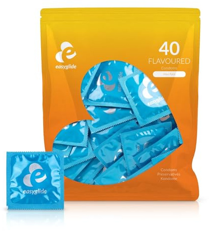 EasyGlide - Kondome mit Geschmack - 40 Stück