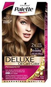PALETTE _Deluxe Oil-Care farba do w³osów trwale koloryzuj¹ca z mikroolejkami 400 Сredni Blond
