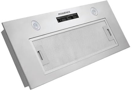 Groupe filtrant Rosieres RHG580/1IN - Hotte aspirante Intégrable - largeur 52 cm - Débit d'air maximum (en m3/h) : 606 - Niveau sonore Décibel mini. / maxi. (en dBA) : 60 / 69