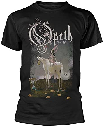 Opeth Horse Männer T-Shirt schwarz L Band-Merch, Bands L
