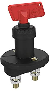 SEAFLO Battery Disconnect Switch (Battery Isolator Switch, Rotary, 4 Position, White)