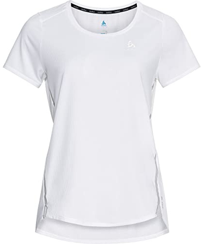 Odlo Laufshirt Damen Kurzarm Zeroweight Chill-Tec I Sport Shirt I Sport Oberteil I Fitness Shirt