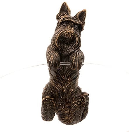 Pot Buddies Handmade Scottish Terrier Figure Plant Pot Hanger - Decorative Hanging Garden Ornament - Flower Planter Figurine