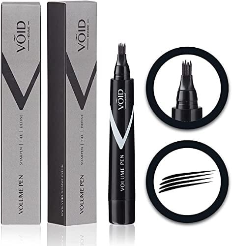 VOID Homme Bartstift Herren Bartfüller und Bartstift, Bart Farbe und Bartfüller zum Füllen, Bartfüller stift und Bart färben, Wasserfester Bartstift (Hellbraun)