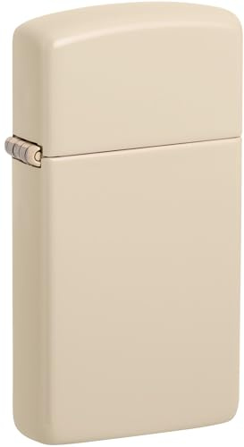 ZIPPO - Flat Sand, Slim – Windproof lighter, refillable, in gift box