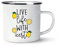 Live Life Con Zest Limone Smalto Tazza