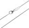 SilverAmber Jewellery UK - 925 Sterling Silver 14 Inch Delicate Italian Classic Round Snake - 0.7 mm Chain Necklace - GCH01014