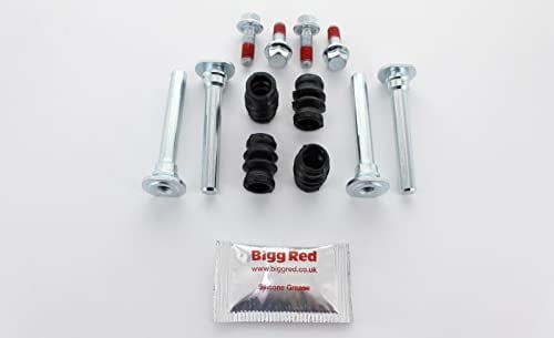 Bigg Red - Brake Caliper Slider Bolt Kit - Compatible with, Front Left & Right - Fits only Models with Twin Piston Brake Calipers