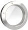 MLS Bullauge B4000, Bullauge für Türen, aus Rostfreiem Edelstahl, VSG-Sicherheitsglas, Passend für 40 mm Starke Türen, Beidseitig Sichtbare Befestigungsschrauben, 300 mm Durchmesser, Klares Glas