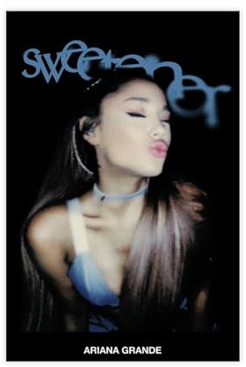 Poster auf Leinwand, Motiv: Ariana Grande (35), Schlafzimmer-Dekor, Sportlandschaft, Büro, Raumdekoration, Geschenk, ungerahmt, 30 x 45 cm