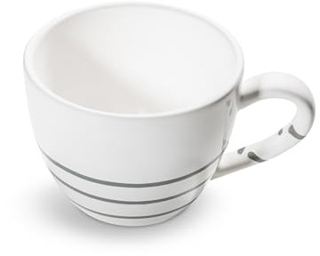 GMUNDNER KERAMIK Teetasse Maxima, Pure Flamed Grey, 382.7 g, Handmade in Austria