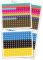 Kalender Sticker, Aufkleber Mülltonne Set - 672 Aufkleber (4 x 168 Sticker) für Familienplaner, Familienkalender und Kalender – Aufkleber für Mülltonnen, Arzttermine, Urlaub und Weiteres