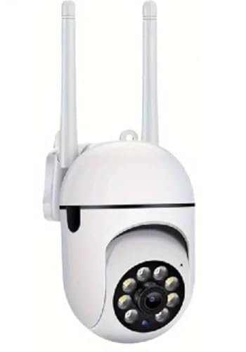 Genérico Cámara de Vigilancia WiFi 2.4Ghz/ Interior/Visión Nocturna/Audio Bidireccional/Detección de Movimiento/1080HD/ Rotación 360º/Soporte para Techo y Pared