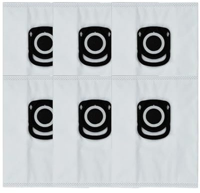 Sacchetto per aspirapolvere Ricambi for aspirapolvere, sacchetti for aspirapolvere, compatibili con Rowenta, X-Trem Power Compact Power RO64Xx RO63Xx RO68Xx RO39Xx ZR200520(6pcs)