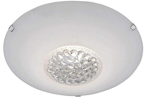 LED Decken Leuchte Schlaf Zimmer Beleuchtung Dimmer Glas Kristall Lampe Leuchten Direkt 14319-16
