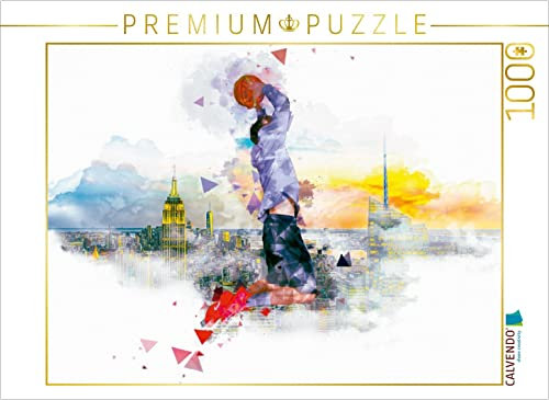 CALVENDO Puzzle EIN Motiv aus dem Kalender Basketball Art 1000 Teile Puzzle quer | Lege-Größe cm Foto-Puzzle für glückliche Stunden