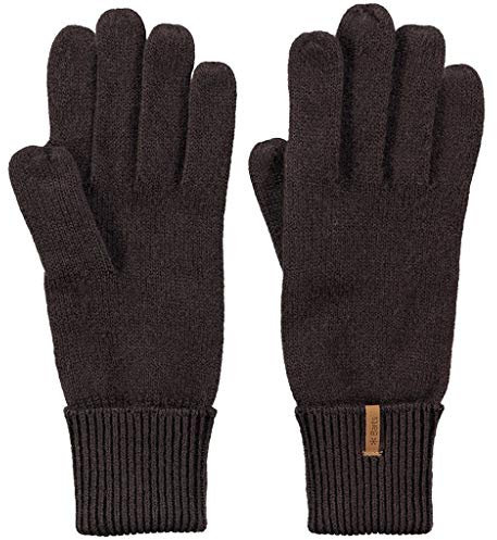 Barts Damen Handschuhe Fine Knitted Glove, Braun (Marrone 009h), L (Herstellergröße: 5)