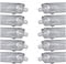 pureled SET 10x LED Feuchtraumleuchte Wannenleuchte Keller Werkstatt IP65 10x T8 LED 150cm 22W 6000K G13 Bürolampe