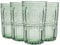 Bormioli Rocco Romantique Lot de 4 verres isothermes en verre cristal coloré Vert pastel 473 ml Fabriqué en Italie