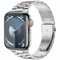 iiteeology Cinturino in metallo compatibile con Apple Watch 49 mm, 45 mm, 44 mm, 42 mm, 41 mm, 40 mm, 38 mm, aggiornato Business Stainless Steel Link Band per Apple Watch Ultra 2/Series 9/Ultra/Series