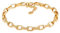Damen Charm Träger Armband 925 Sterling Silber, Bettelarmband vergoldet (5 mm) für Charms, Länge 19 cm verstellbar, Frauen Charmarmband für alle gängigen Charm Anhänger, Farbe: gold