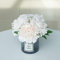 Billibobbi , Künstliche Blumen mit Vase, künstliche Pfingstrosen in Grauer Vase, Kunstblumenarrangements für Heimdekoration, Champagner, klein