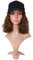 MapofBeauty 13 Zoll/33cm Einstellbar Haarkappe Kurze Kinky Lockige BOB Synthetische Haarfasern Haarverlngerung Perücke (Braun)