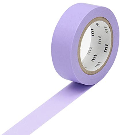 Masking Tape Dekoratives Klebeband einfarbig - Lavendel - 1,5 cm x 7 m