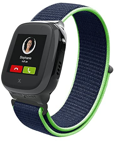Seltureone Kinder Nylon Armband Kompatibel für Xplora X5 Play/XGO 2/XGO 3, Bequeme, Atmungsaktive, wasserdichte Riemen für Kinder, Einfach zu Tragen – Dunkelblau