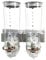 KinHall Modern/Industrial Cereal Dispenser, Double Dry, 3 Litre, Silver/Black, 29 x 15 x 30 cm / 11.4 x 5.9 x 11.81 inches