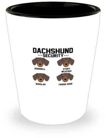Schnapsglas Party Lustig Dackel Sicherheit Hund Liebhaber