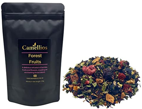 Forest Fruits Loose Leaf Tea, Berry and Herbal Infusion, Camellios (100g)