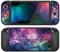 PlayVital Coque pour Switch OLED,Housse Protection pour Nintendo Switch OLED avec Capuchon Joystick Étui Cover Joycon et Boutons ZealProtect-Violette Galaxie