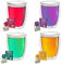 Creano doppelwandige Gläser 250ml „DG-Hoch“, 4er Set + 4x hochwertiger Kräutertee oder Früchtetee gratis