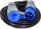 VSDITALIA - Prolunga Industriale 10 metri Spina e Presa CEE - Cavo 3G1.5 - Protezione IP44 - Camper Campeggio Cantiere Giardino (10 metri)