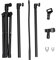 RAKUTE 1 PC Microphone Stand Floor Stand Microphone Boom Stand Boom Pole Holder Broadcast Microphone Stand Broadcast Mic Stand Microphone Bracket Adjustable Microphone Rack Mic Tripod Brackets