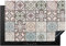 KitchenYeah© Copri Piano Induzione 78x52 cm Cucina Coprifornelli Copertura Protezione Cottura Tutto per la Cucina Mosaico - Marrone - Motivo