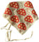 LUOFENG Leichtes gehäkeltes Pilz-Kopftuch für Mädchen, Fotografie, Haarschal, gestricktes Haarband für Frauen, Reisen, sonnenfester Turban