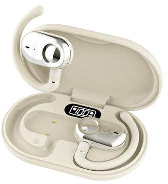 Open Ear Kopfhörer kabellos Bluetooth 5.4 Sport Air Bone Conduction Wireless Headphones Luftleitung Knochenschall Kopfhörer Headset Bluetooth mit Bügel für Joggen Laufen Radfahren für iPhone Android