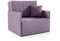LIKMA Violett Kord 1 Sitzer Sofa mit Schlaffunktion Olita 87 cm Schlafcouch mit Kissen Komplett Montiert - Easy Clean Moderne Wohnzimmer Couch - Sofa mit Bettfunktion - Schlafsofa Stoff: Anafi 21