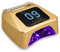 Layhou 72W UV LED Nail Lamp Quick Drying Gel Nail Dryer with 4 Timer Settings, Nail Polish UV Lamp with Auto Sensor and LCD Display, Toenail Gel Curing Lamp for Home and Nail Salons