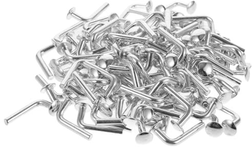 IWOWHERO Goupilles De Verrouillage l En Acier Galvanisé 5x47 Mm, Boulons De Sécurité Haute Résistance Pour Rayonnages à Palettes, Lot De 100 Pièces, Accessoires Pour Stockage Industriel